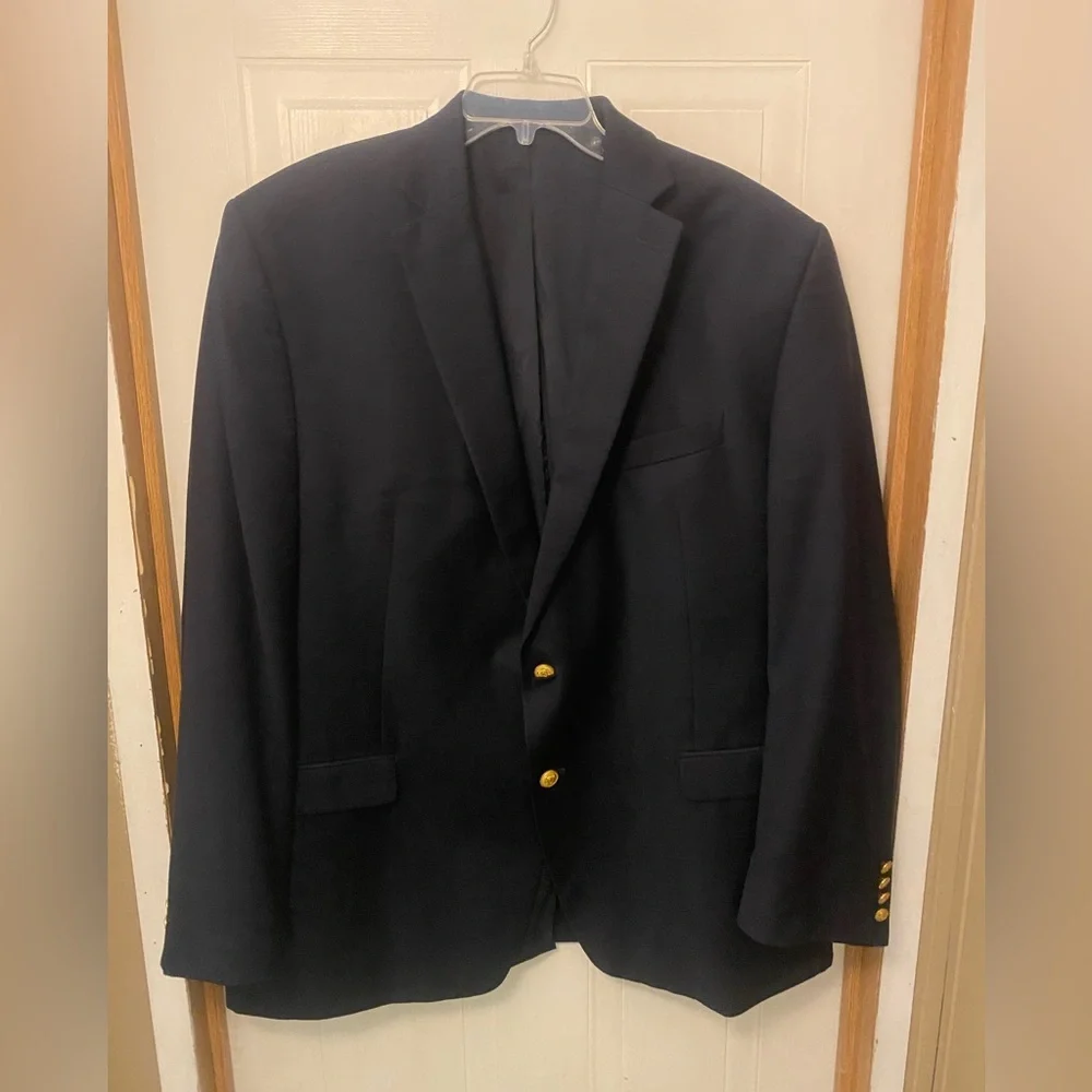 Lauren Ralph Lauren Navy Sport Coat with Gold Buttons